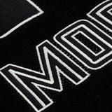 Fútbol Jersey Knit Manga Larga - Negro