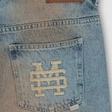 Straight Fit Rally Jeans - Dirty Blue