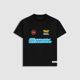Camiseta Oversized Racing - Negro Oscuro