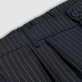 Trouser a Rayas - Negro Oscuro