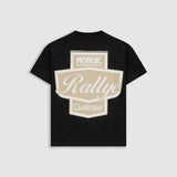 Camiseta Oversized Rallye - Negro Oscuro