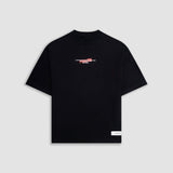 Camiseta Boxy Italia - Negro Oscuro
