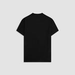Camiseta Muscle Fit negra con monograma bordado y ajuste ceñido | MONOIC 