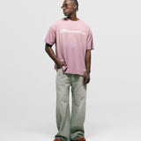 Camiseta Boxy Fit Riva - Rosado Malva Degradé