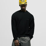 Knit Monogram Sweater - Negro Oscuro