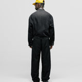 Aviator Denim Jacket - Negro Desgastado