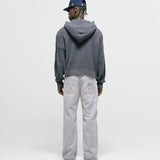 Zip Knitwear Hoodie - Gris Raton