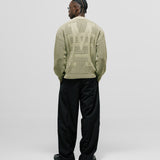 Knit Monogram Sweater - Verde Oliva