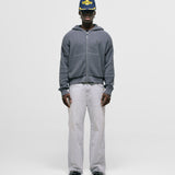 Zip Knitwear Hoodie - Gris Raton