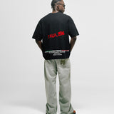 Camiseta Boxy Italia - Negro Oscuro