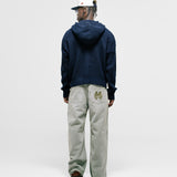 Zip Knitwear Hoodie - Azul Navy