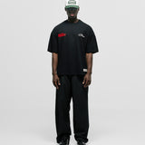 Camiseta Boxy fit Milano - Negro Oscuro