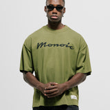 Camiseta Boxy Fit Riva - Verde Oliva