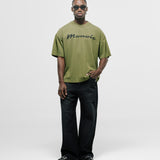 Camiseta Boxy Fit Riva - Verde Oliva