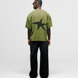 Camiseta Boxy Fit Riva - Verde Oliva