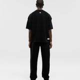 Camiseta Boxy Fit Básica V2 - Negro Oscuro