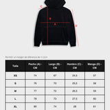 Hoodie Oversized MONOIC F.C - Negro Oscuro
